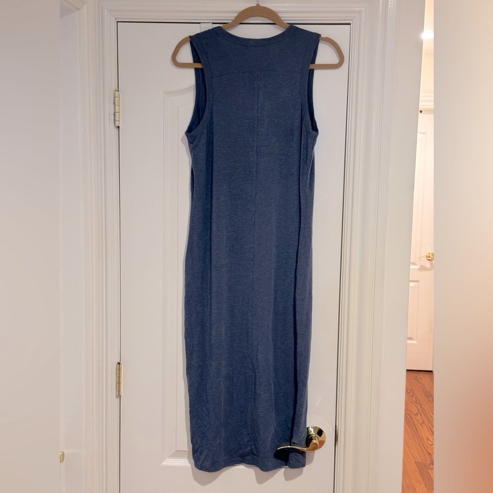 NWT Prana Foundation Midi Dress in Nickel‎ Heather Size Small - Picture 3 of 6